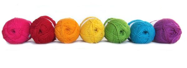 Rainbow yarns