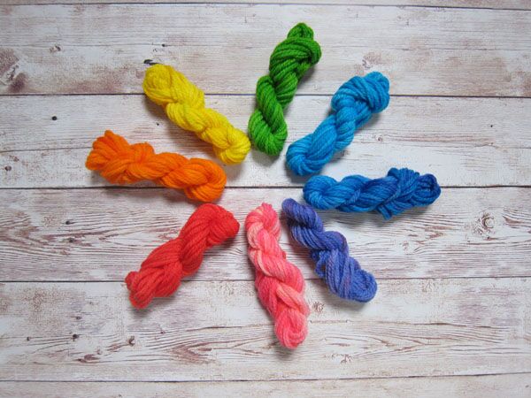Dyeing yarn with Wilton Icing dye from FreshStitches