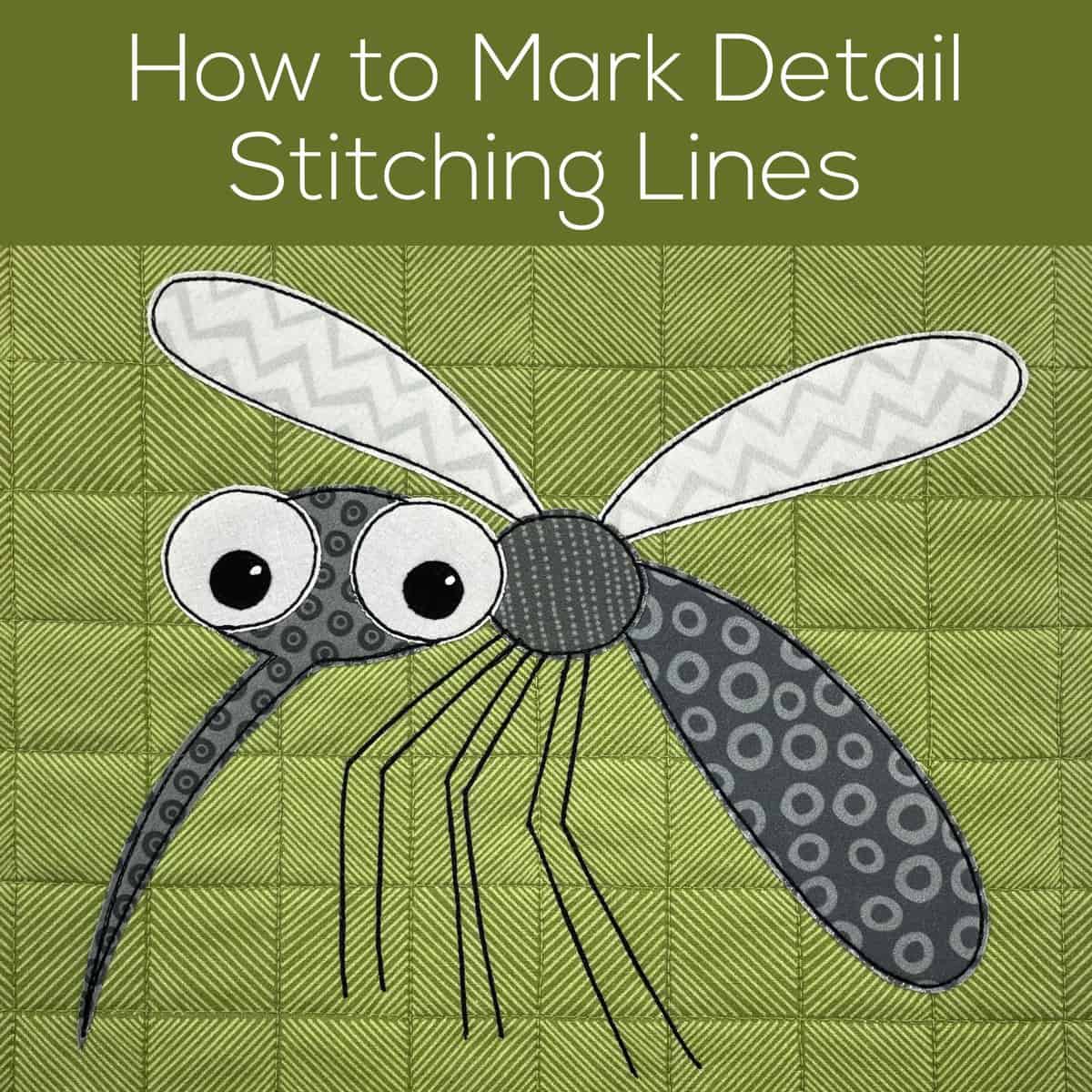 How to Transfer and Mark Detail Stitching Lines - video tutorial ...