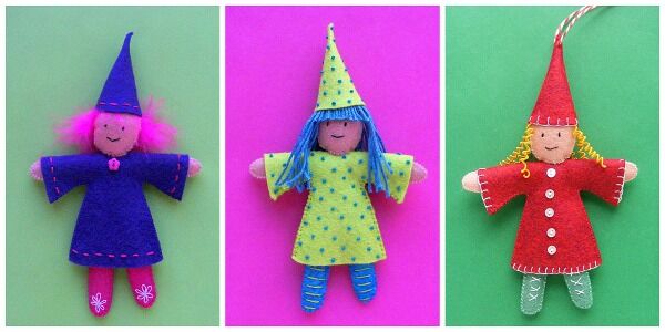 Free Elf Ornament Pattern - Shiny Happy World