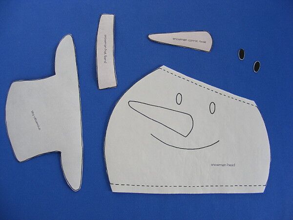 Snowman Ab Pattern Free Snowman Appliqué Pattern - Shiny Happy World