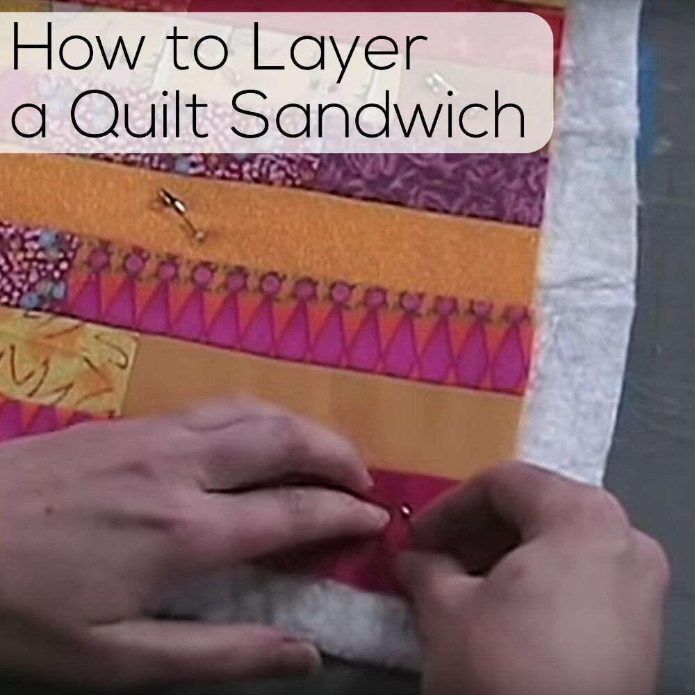 How to Baste a Quilt – video tutorial - Shiny Happy World