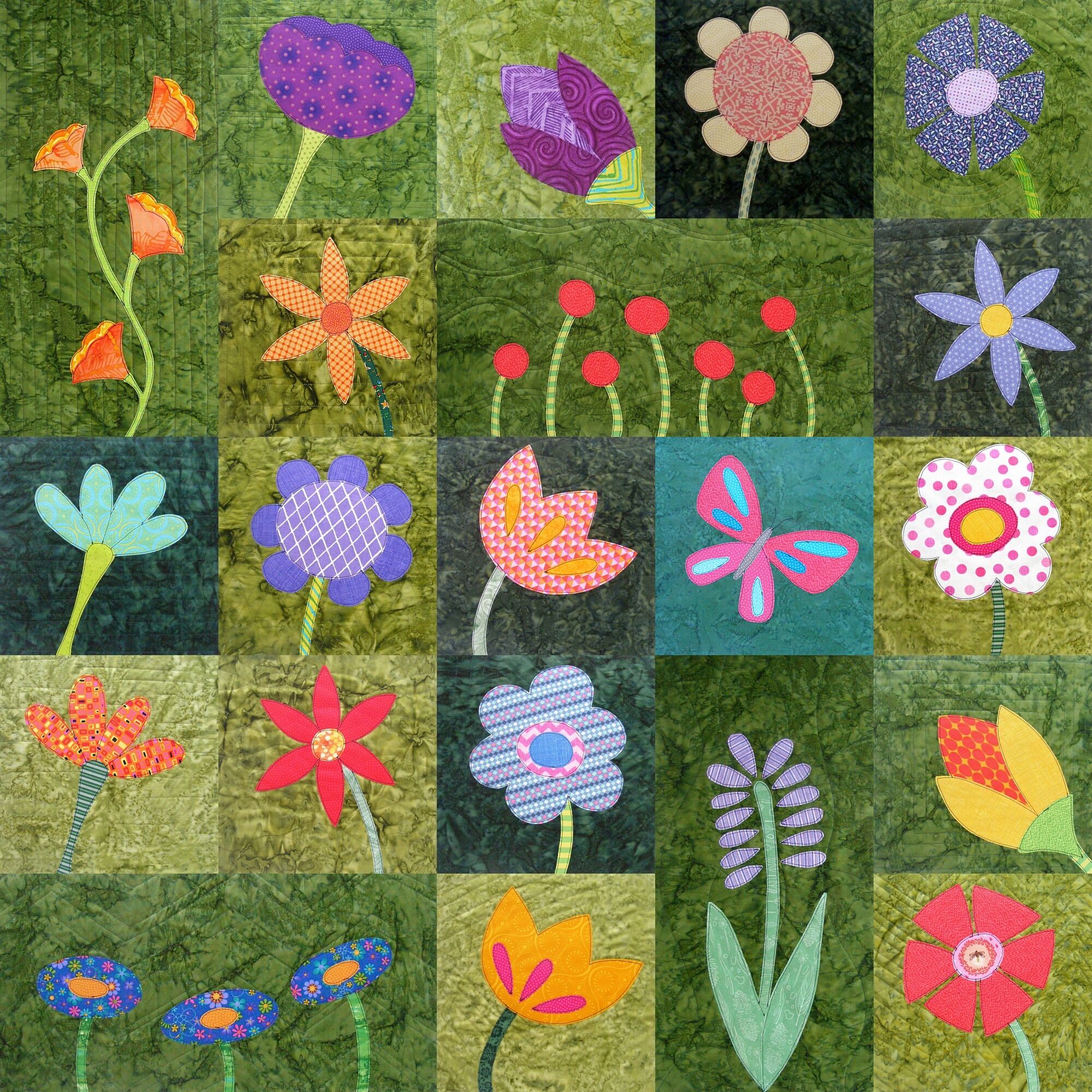Applique Samples Free Butterfly Applique Pattern - Shiny Happy World