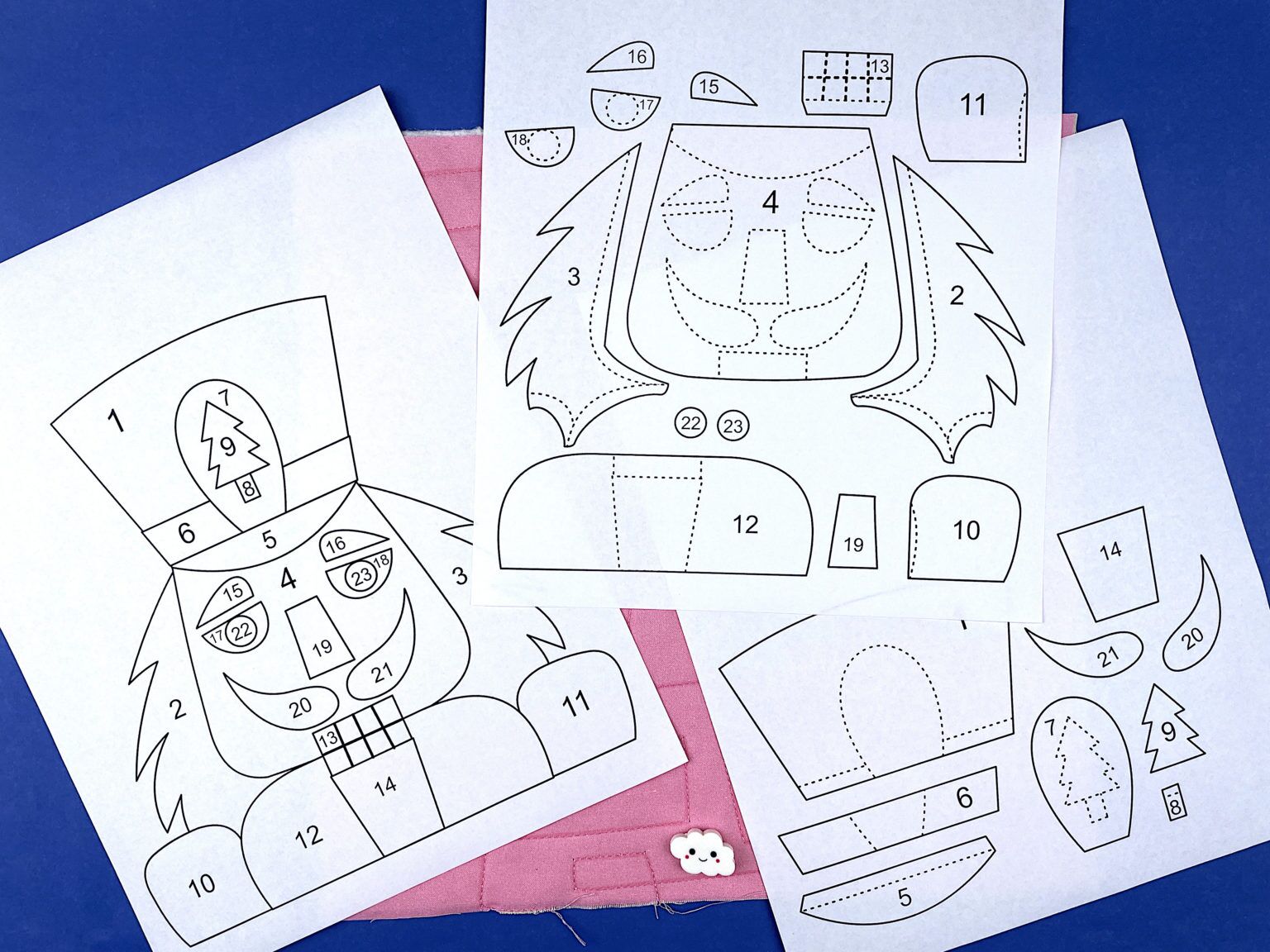 Free Nutcracker Applique Pattern - Shiny Happy World