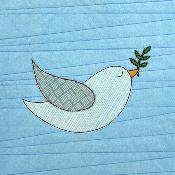 Free Dove Applique Pattern - Shiny Happy World free-dove-applique-pattern-shiny-happy-world